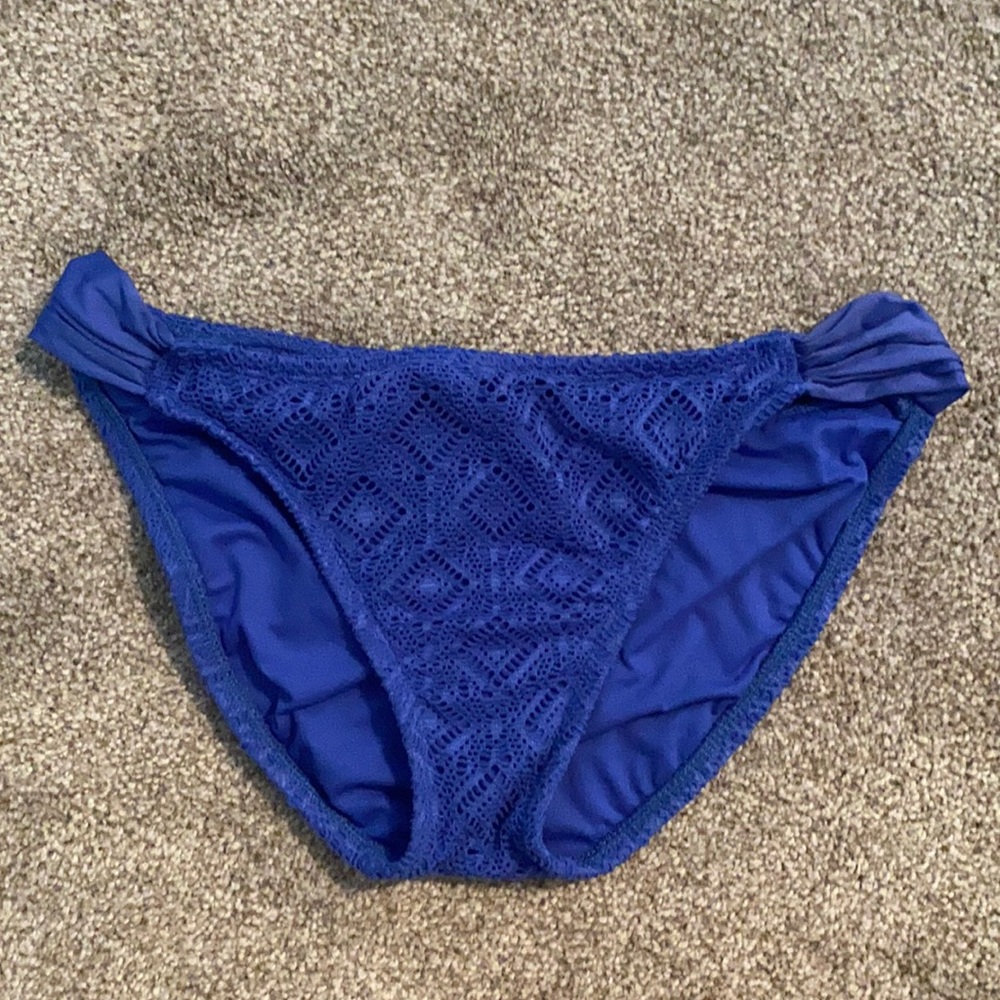 Mossimo brand blue bikini bottoms
